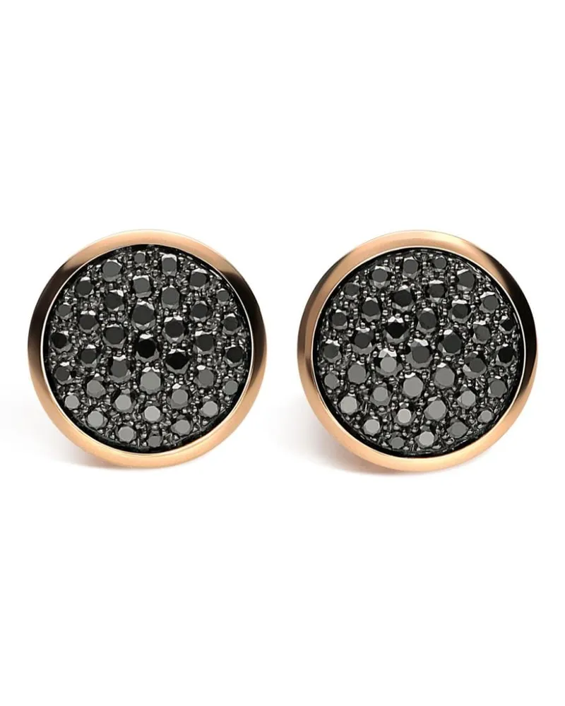 LEO PIZZO 18kt Rotgoldohrstecker mit Diamanten - Rosa Rosa