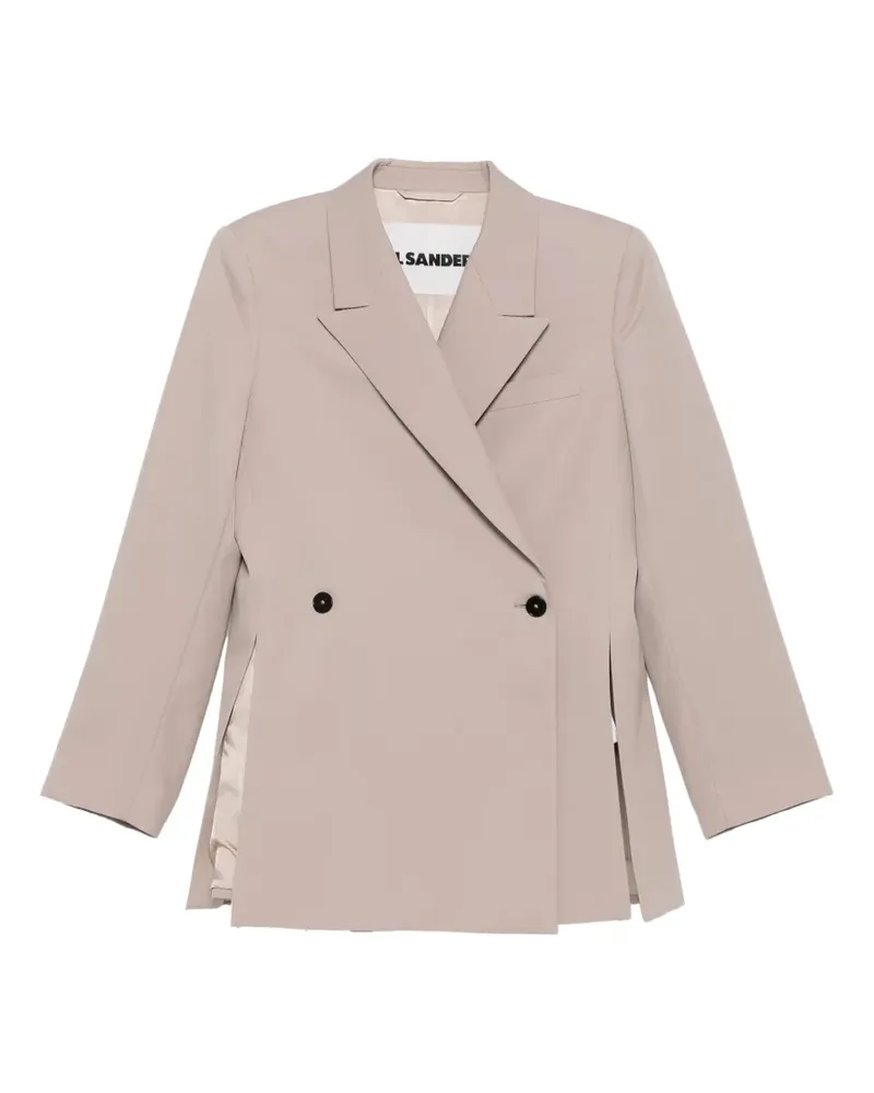 Jil Sander double-breasted jacket - Nude Nude