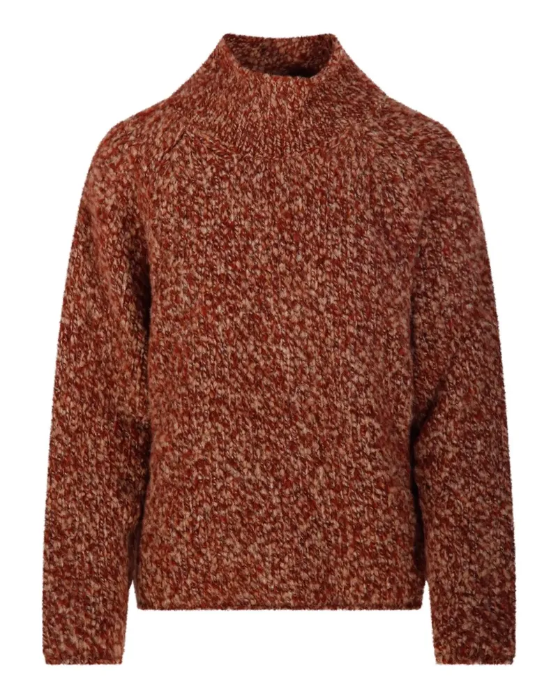 Fabrizio del Carlo Pullover mit Stehkragen - Braun Braun