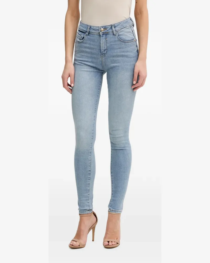 Gaudi skinny-fit whiskered jeans - Blau Blau
