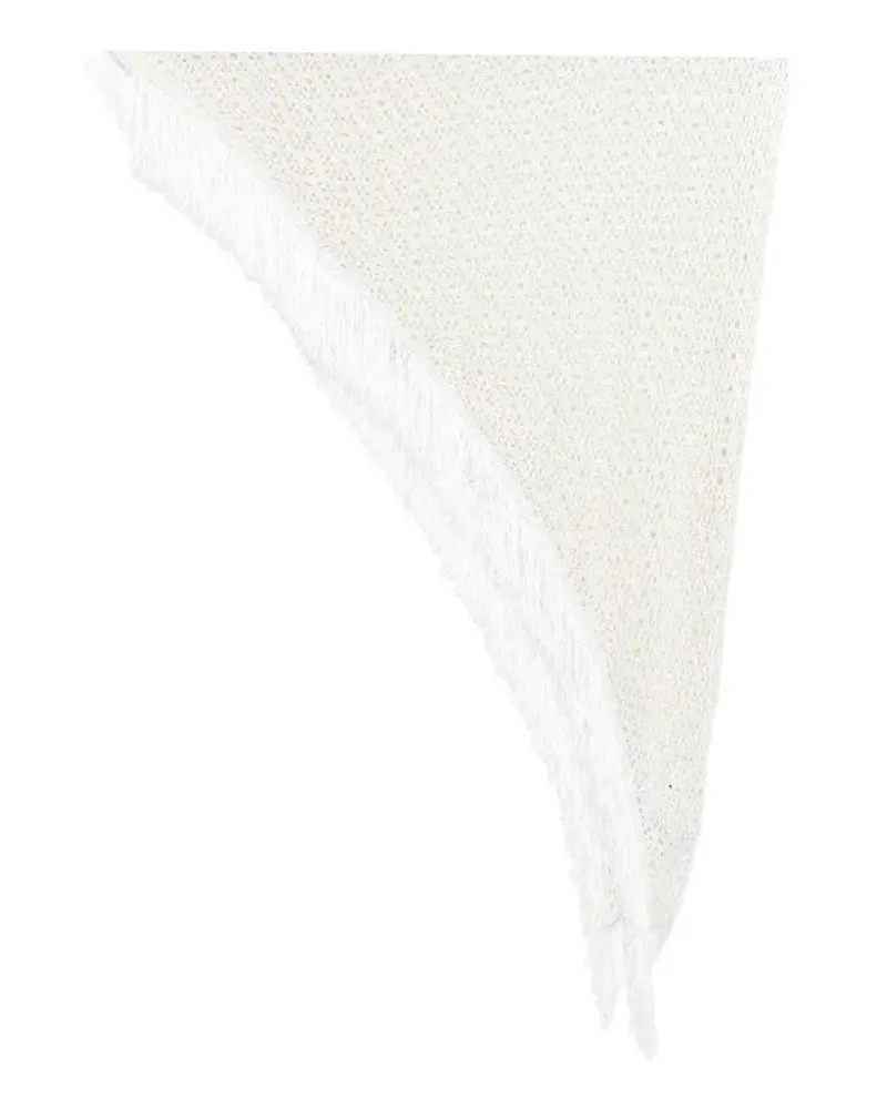 Simona Corsellini Schal mit Fransen - Nude Nude