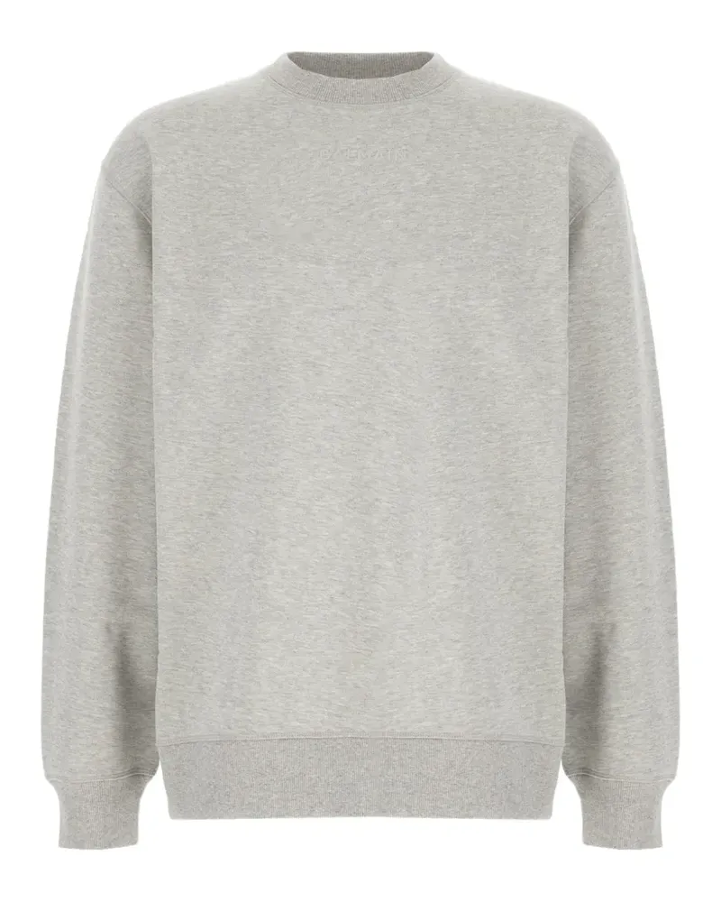 Balmain embroidered-logo sweater - Grau Grau