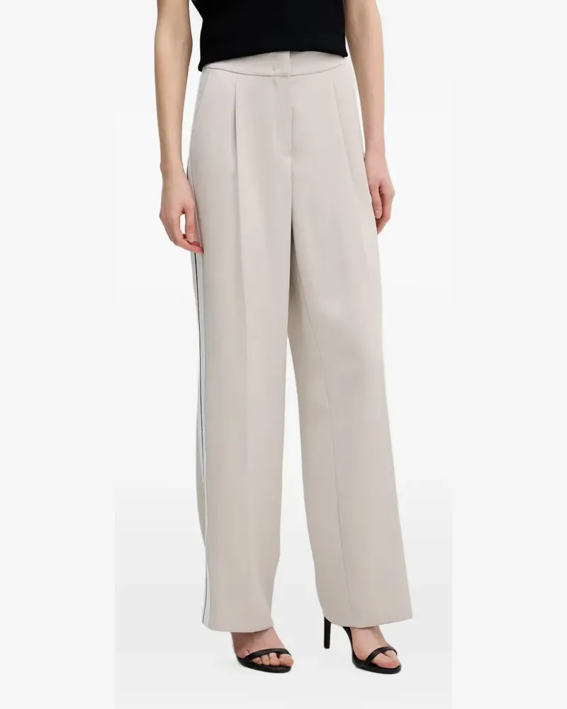 MARC AUREL side-stripe track pants - Nude Nude