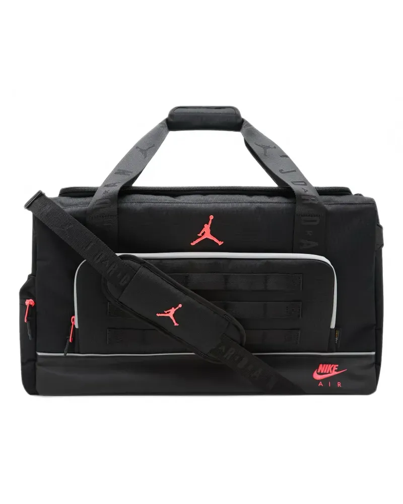 Jordan Jumpman logo-embroidered duffel bag - Schwarz Schwarz