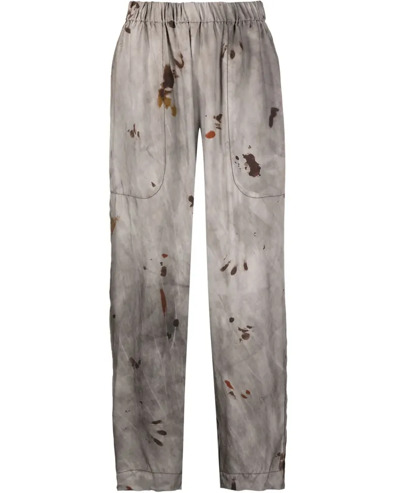 Uma Wang Hose mit elastischem Bund - Grau Grau