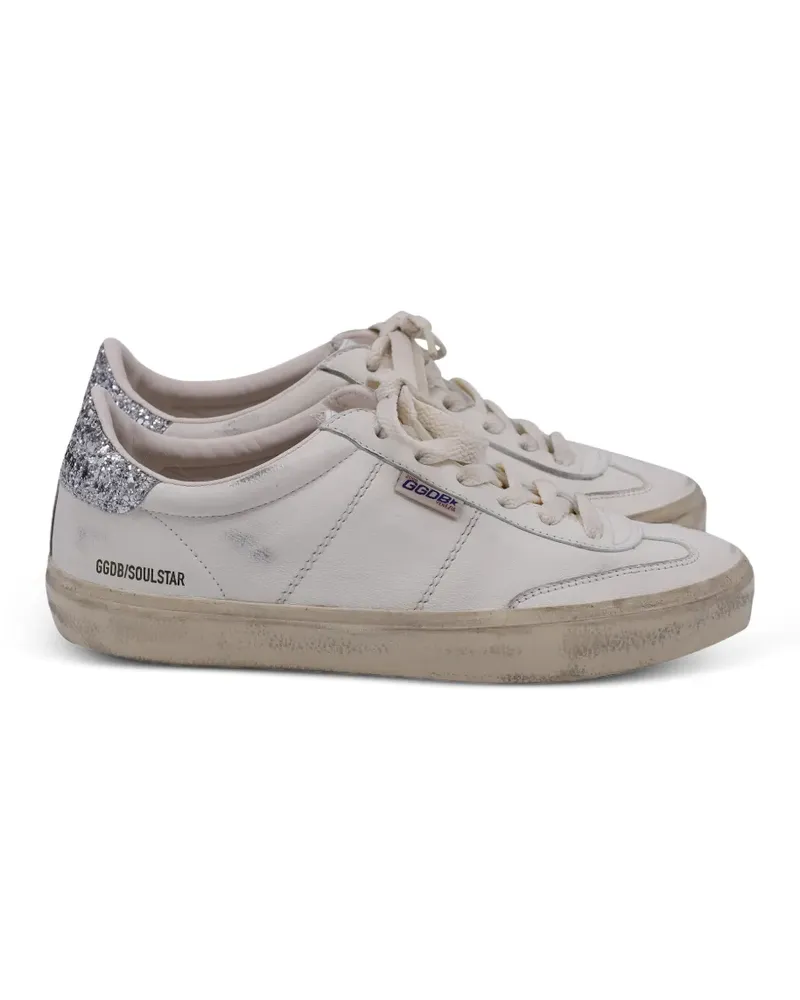 Golden Goose Soul-star Sneakers im Glitter-Look - Nude Nude