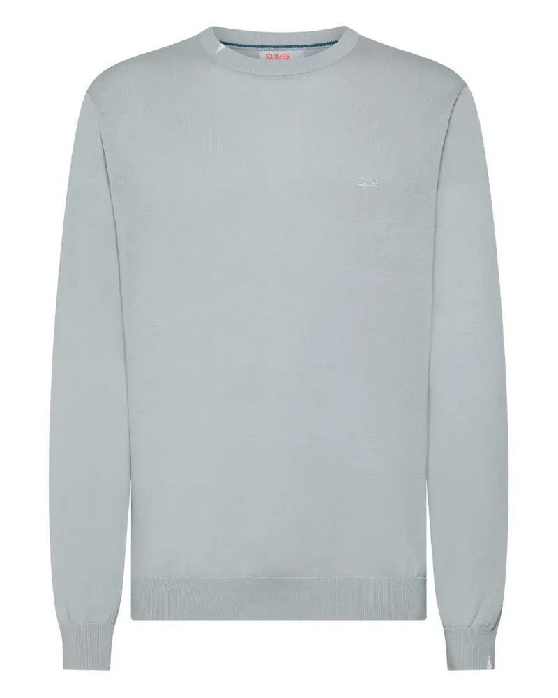 Sun68 Bestickter Pullover - Grau Grau