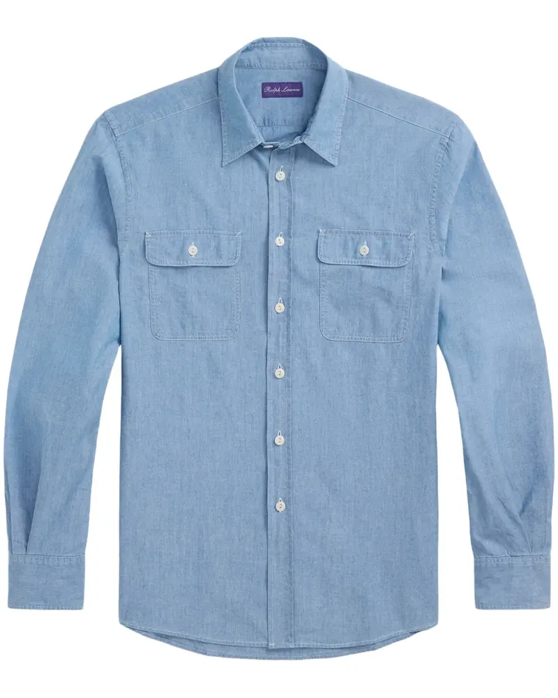 Ralph Lauren Klassisches Hemd - Blau Blau