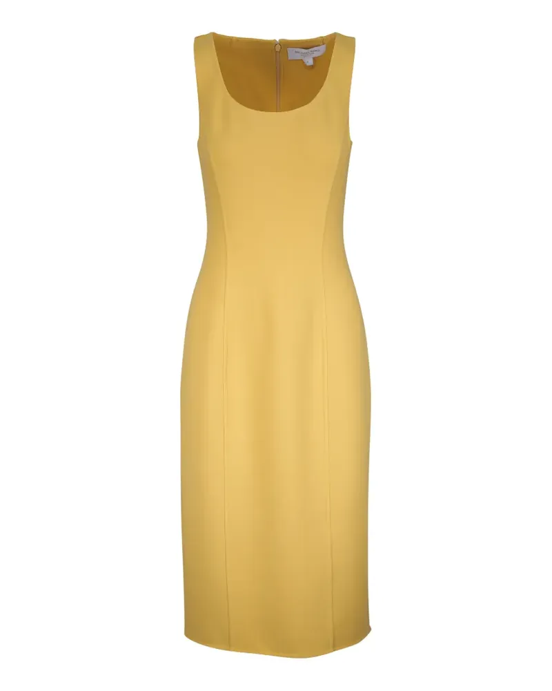 Michael Kors sleeveless scoop-neck midi dress - Gelb Gelb