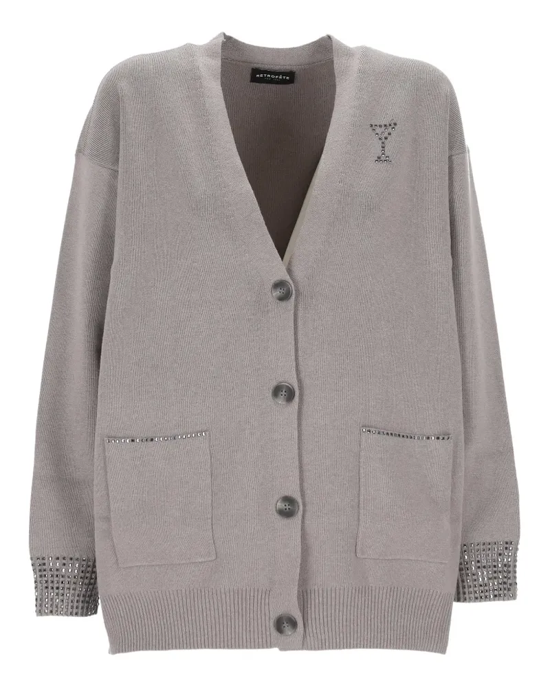 Retrofête Sidara Cardigan - Grau Grau