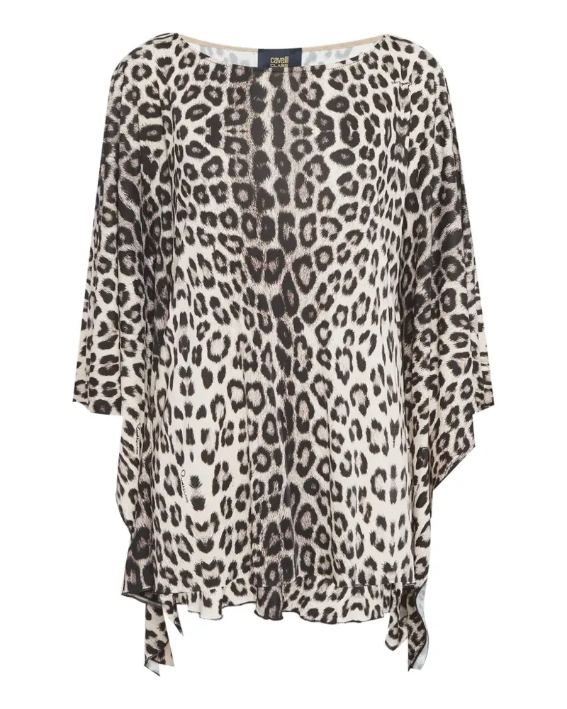 Roberto Cavalli Kaftan mit Animal-Print - Nude Nude