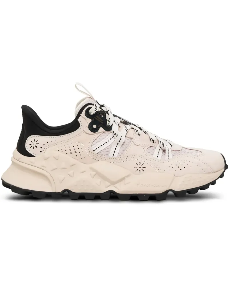 Flower MOUNTAIN Tiger Hill Sneakers mit Blumenverzierung - Nude Nude