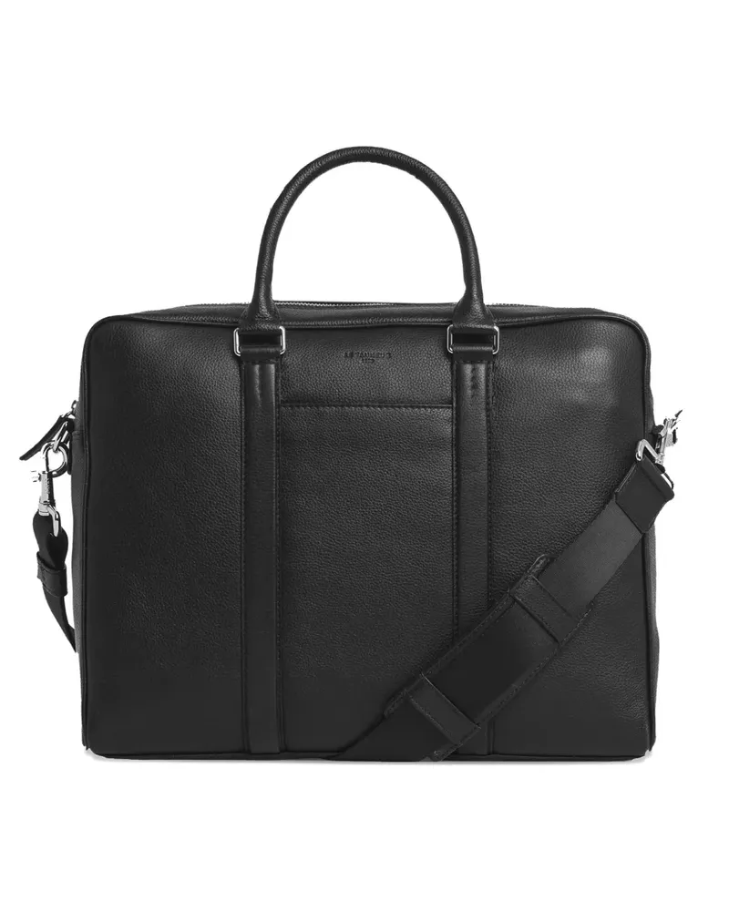 Le Tanneur Charles top-handle briefcase - Schwarz Schwarz