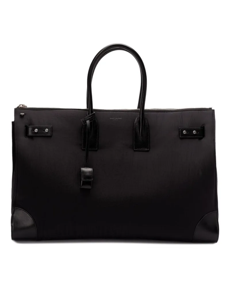 Saint Laurent Reisetasche aus Leder - Schwarz Schwarz