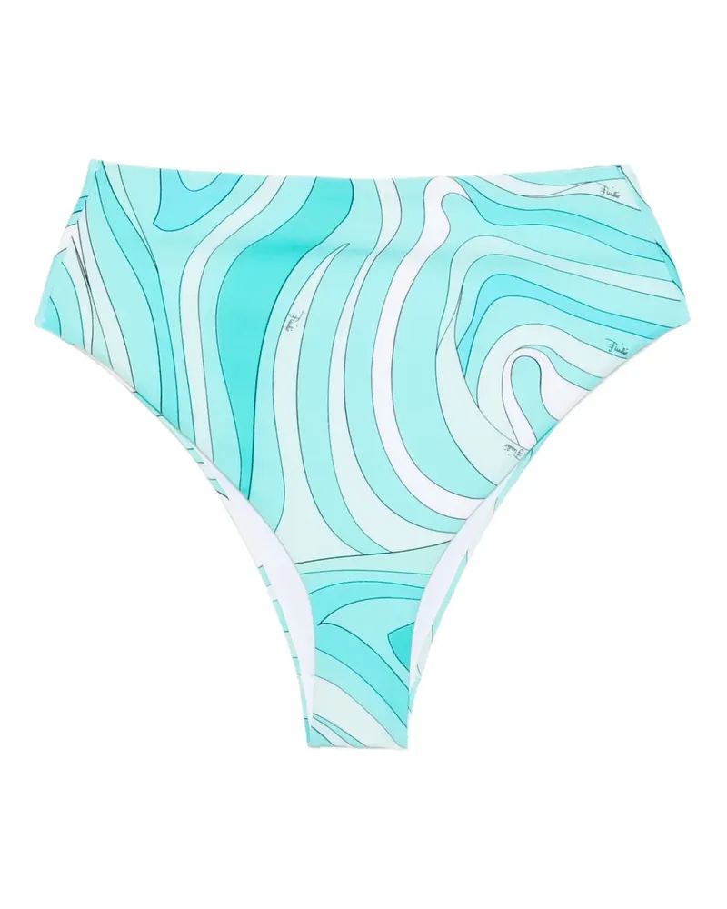 Emilio Pucci high-waist bikini bottoms - Blau Blau