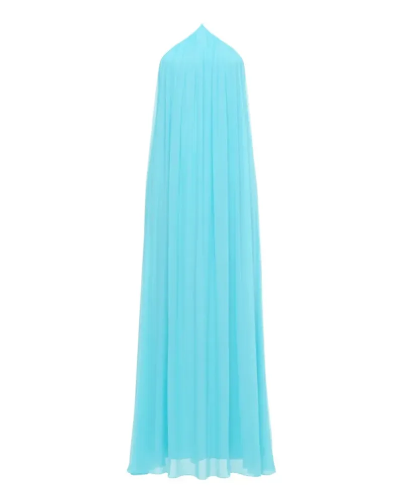 STAUD Dasha halterneck maxi dress - Blau Blau