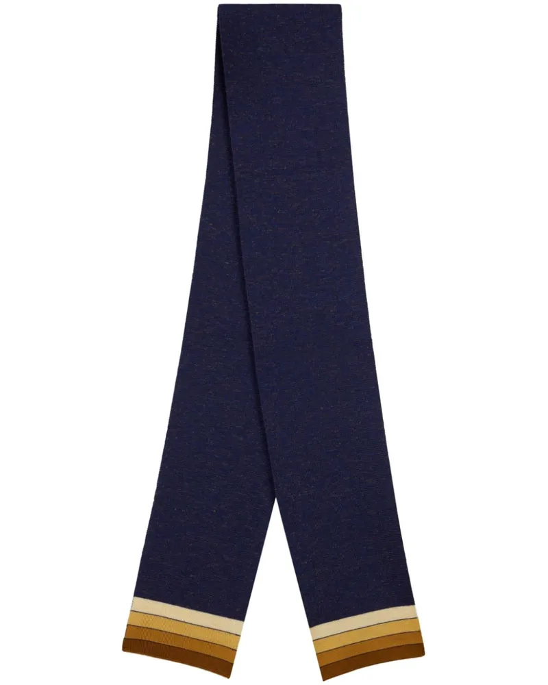 Etro Melierter Schal - Blau Blau