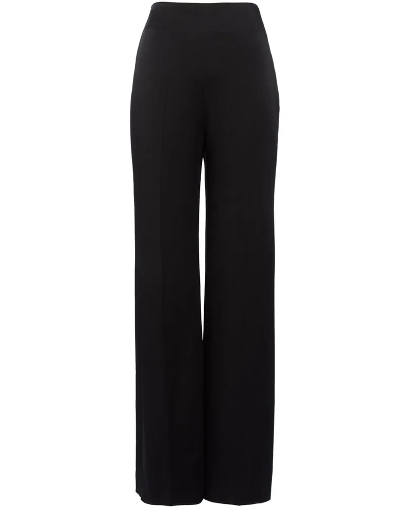 Jenny Packham Carey Satinhose mit weitem Bein - Schwarz Schwarz