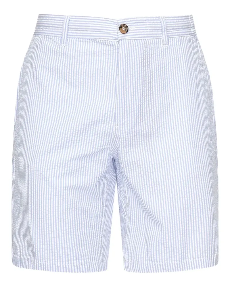 MC2 Saint Barth Gestreifte Shorts - Weiß Weiß
