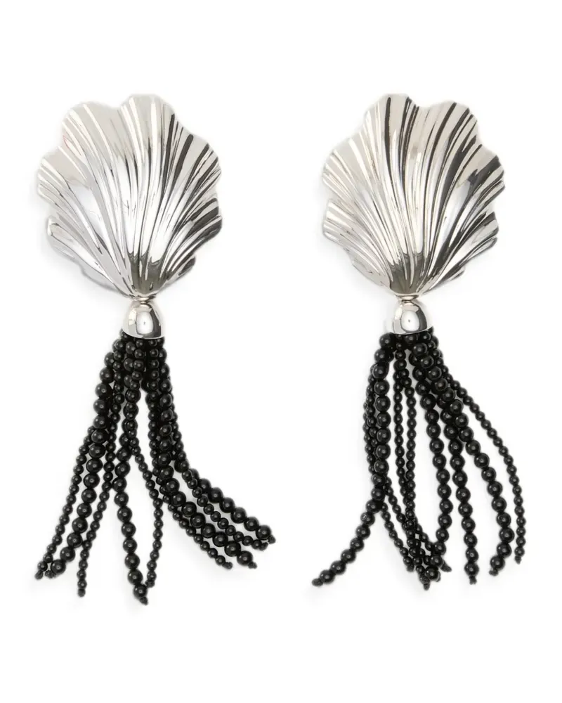JULIETTA Aria Ohrringe mit Muscheln und Quaste - Silber Silber