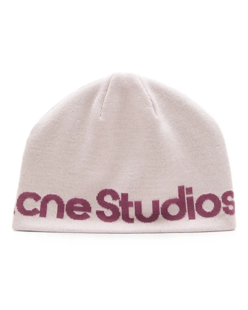 Acne Studios Gestrickte Beanie - Rosa Rosa
