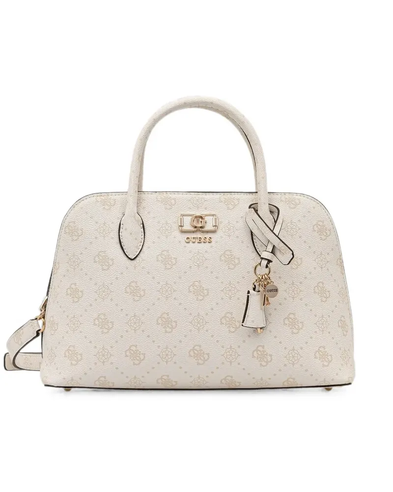 Guess Emellie Tote Bag mit Monogramm-Print - Nude Nude