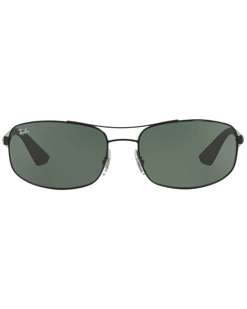 Ray Ban Eckige Sonnenbrille - Schwarz Schwarz