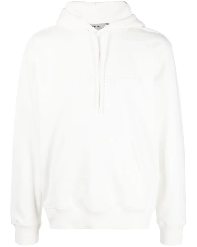 Carhartt WIP Hoodie mit Logo-Stickerei - Weiß Weiß