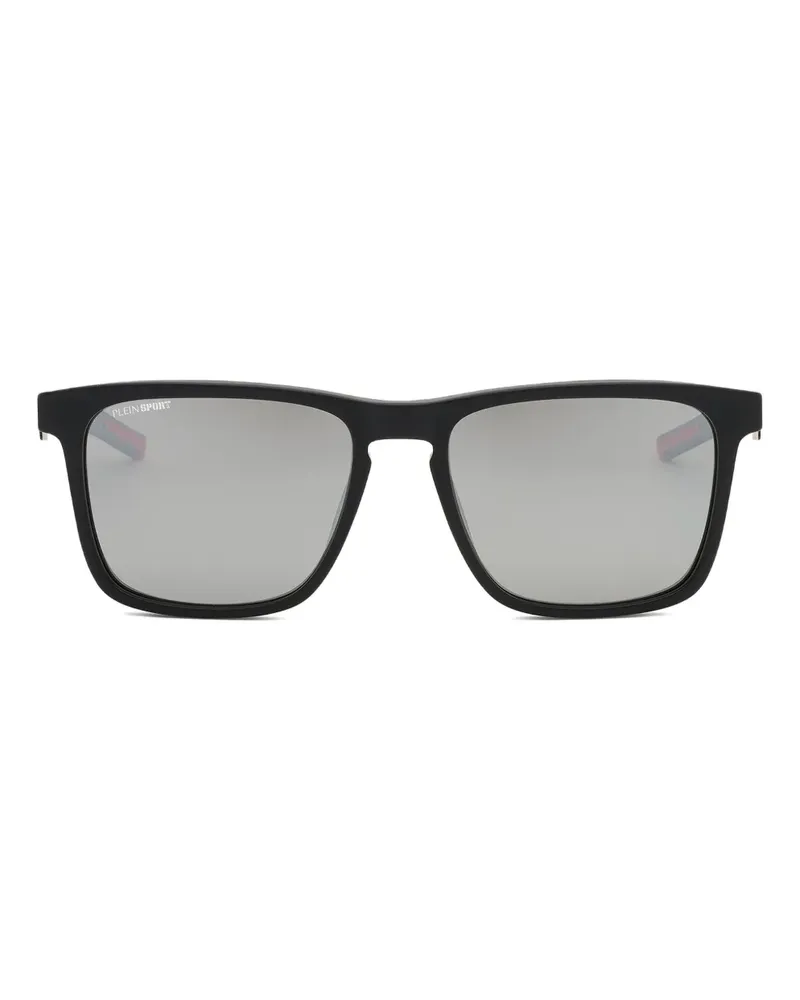 Philipp Plein Sonnenbrille im Military-Look - Schwarz Schwarz