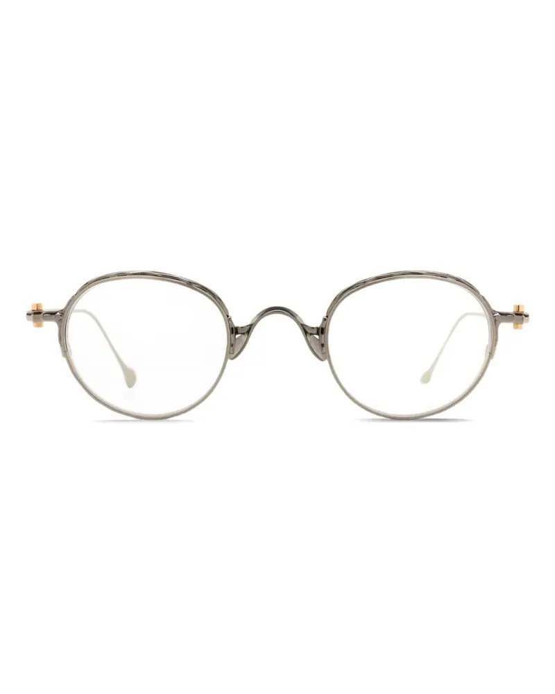 Yohji Yamamoto round-frame glasses - Grau Grau