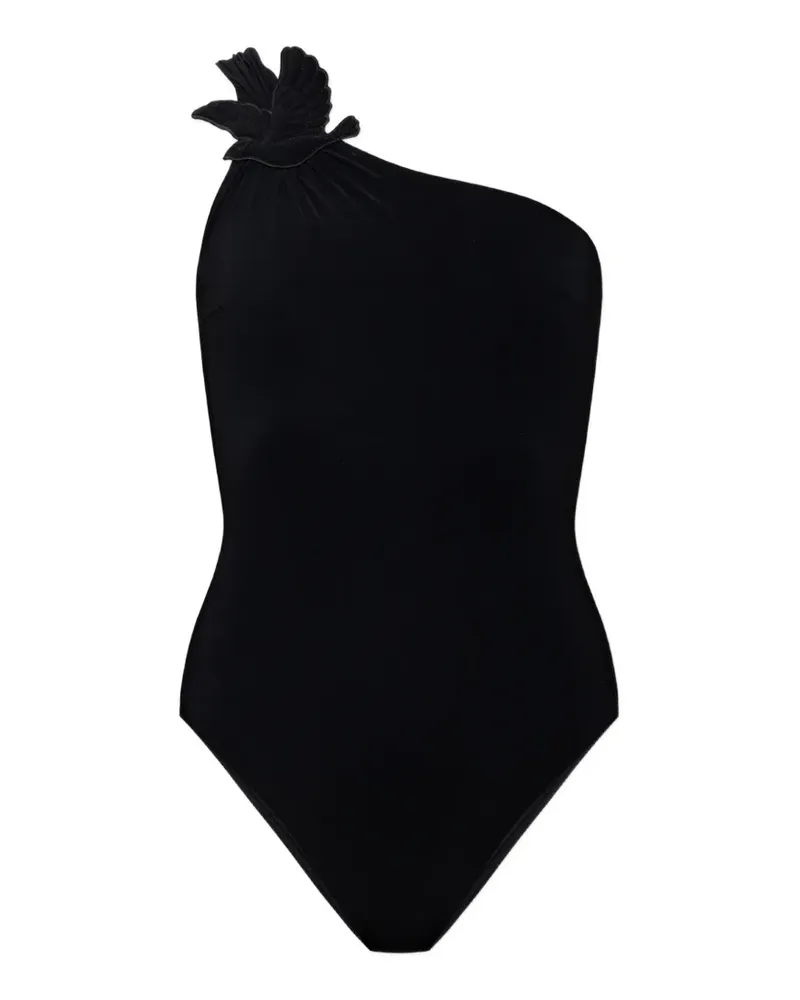 Zimmermann Asymmetrischer Fairlight Badeanzug - Schwarz Schwarz
