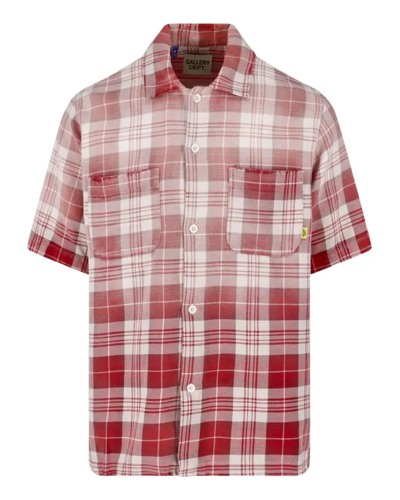 GALLERY DEPT. Playground plaid shirt - Rot Rot
