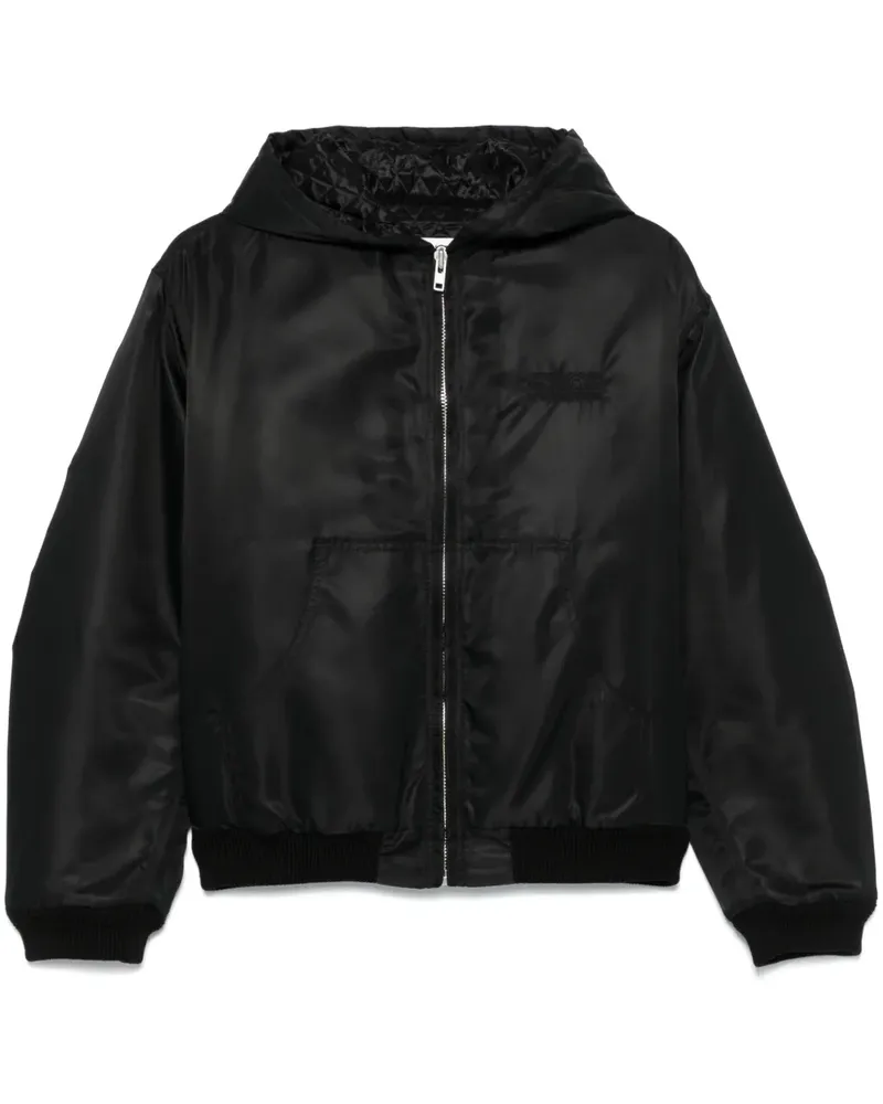 Maison Margiela Jacke mit Nummern-Stickerei - Schwarz Schwarz