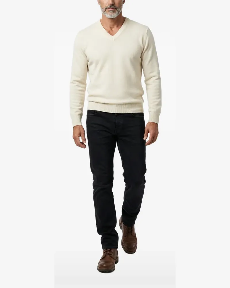 Brunello Cucinelli V-neck sweater - Weiß Weiß