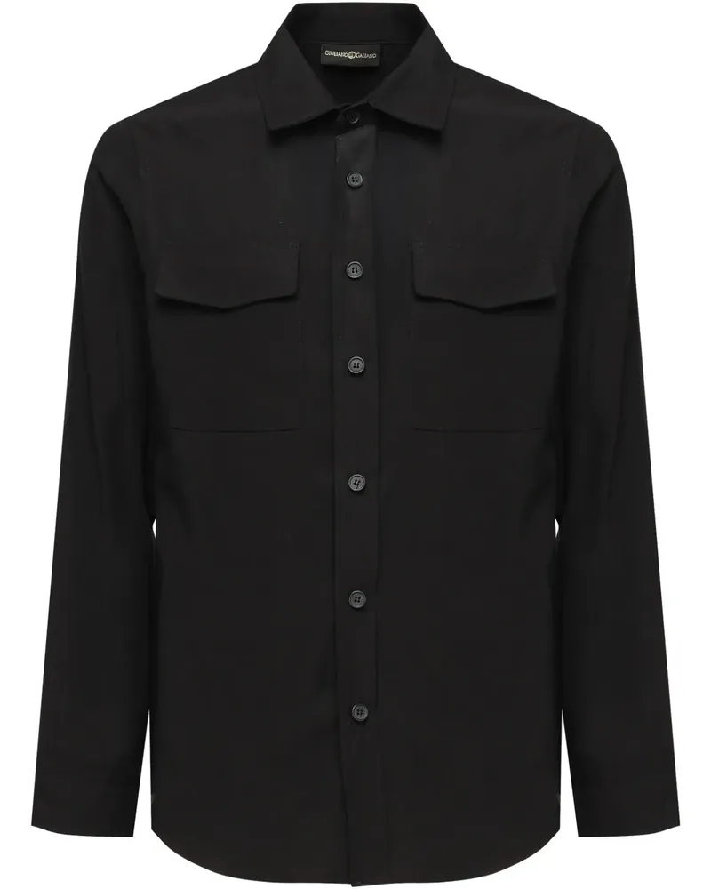 Giuliano Galiano Panther Hemd - Schwarz Schwarz