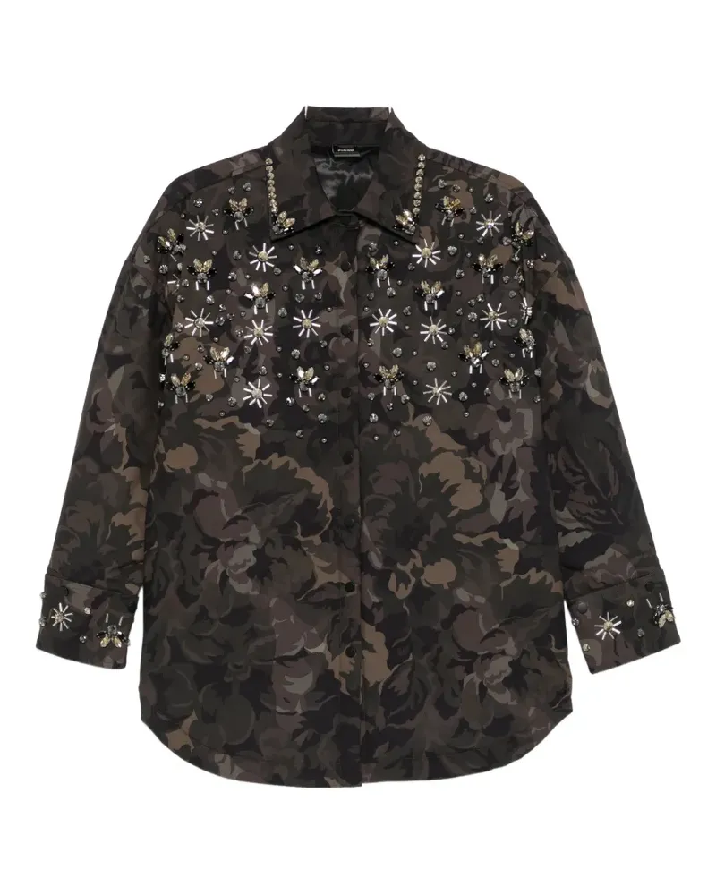 Pinko embellished coat - Braun Braun