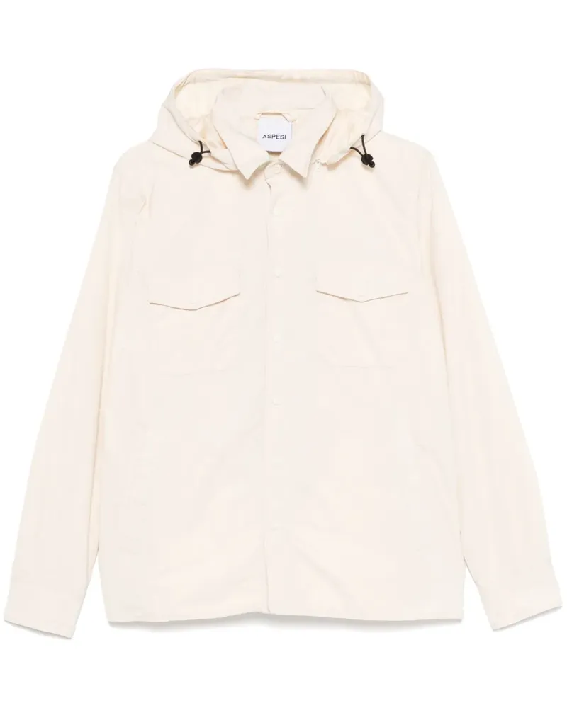 ASPESI Jacke mit Kapuze - Nude Nude