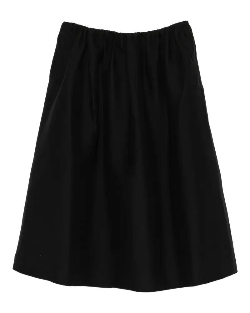 Totême zip-fastening midi skirt - Schwarz Schwarz
