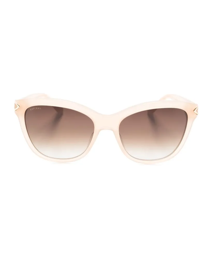 Aspinal of London Sonnenbrille im Cat-Eye-Design - Nude Nude