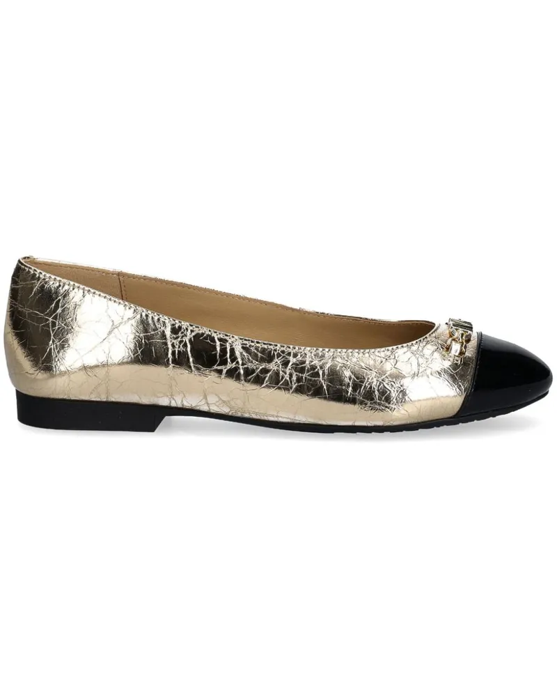 Michael Kors Rebecca Ballerinas - Gold Gold