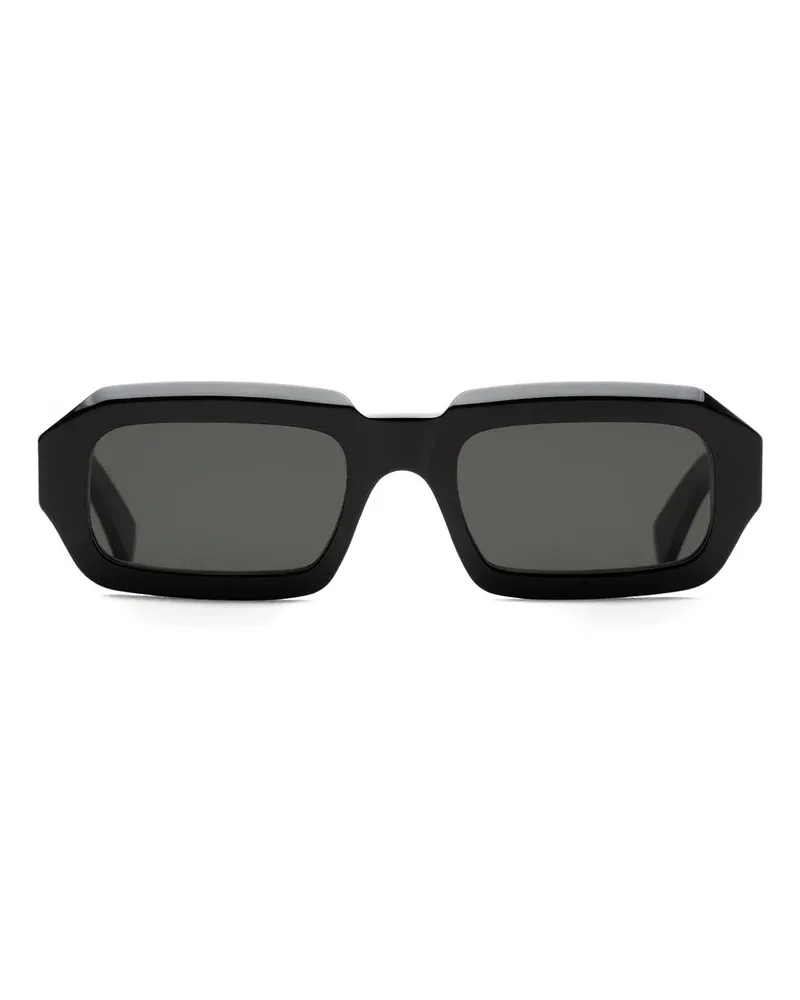 RETROSUPERFUTURE Geometrische Fantasma Sonnenbrille - Schwarz Schwarz