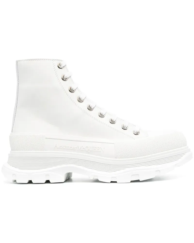 Alexander McQueen Tread Slick' Schnürstiefel - Weiß Weiß