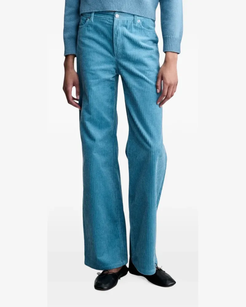 A.P.C. Elisabeth Cordhose - Blau Blau