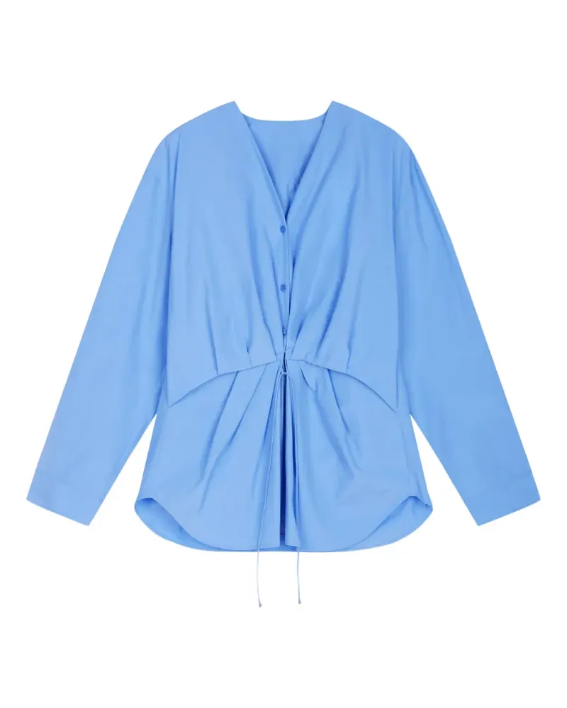 JNBY Drapiertes Hemd mit Kordelzug - Blau Blau