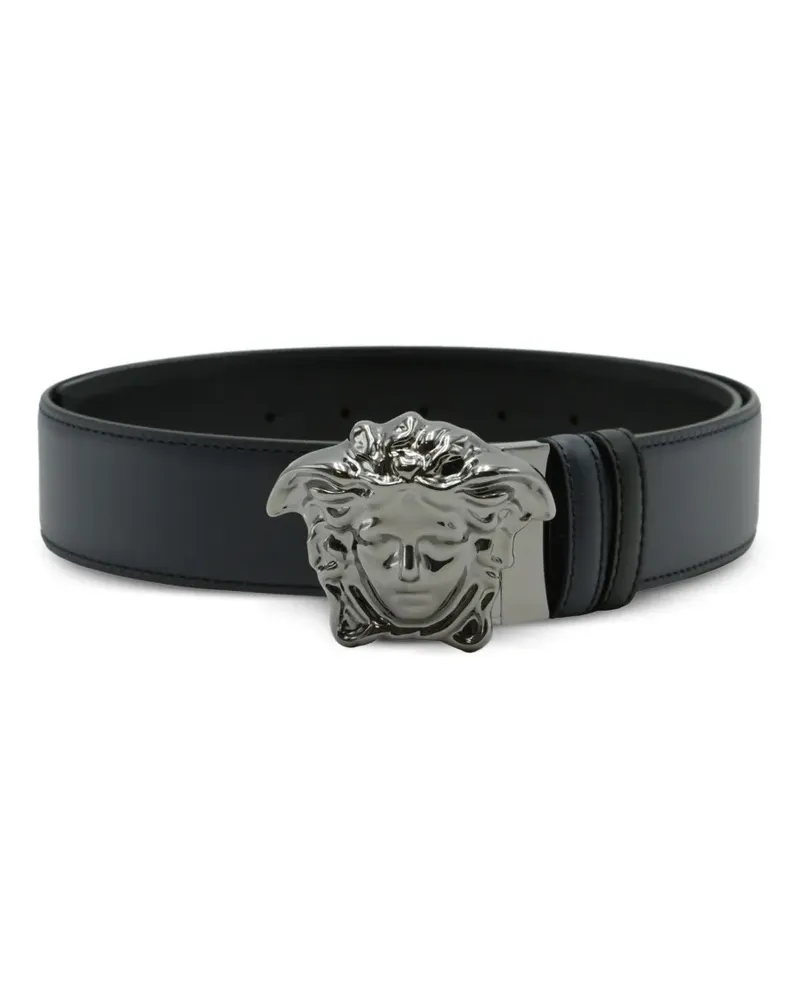 Versace Gürtel mit Medusa-Kopf - Schwarz Schwarz