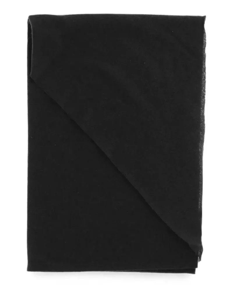 Faliero Sarti triangular cashmere scarf - Schwarz Schwarz