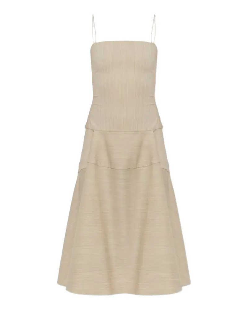 Jacquemus The Paradiso Kleid - Nude Nude