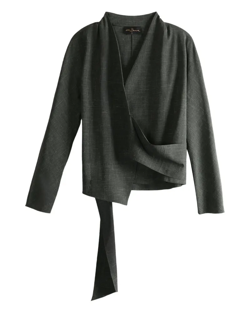 Cortana Tiempo wrap-tie jacket - Grün Grün