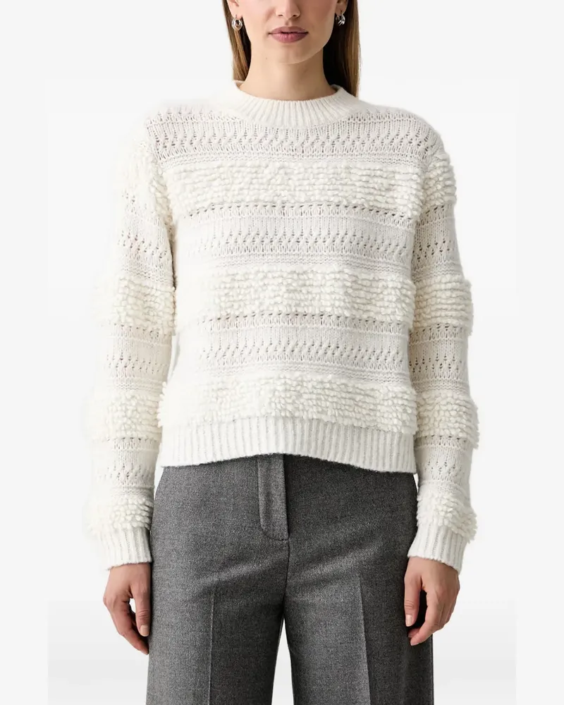 JOOP! textured-knit sweater - Weiß Weiß