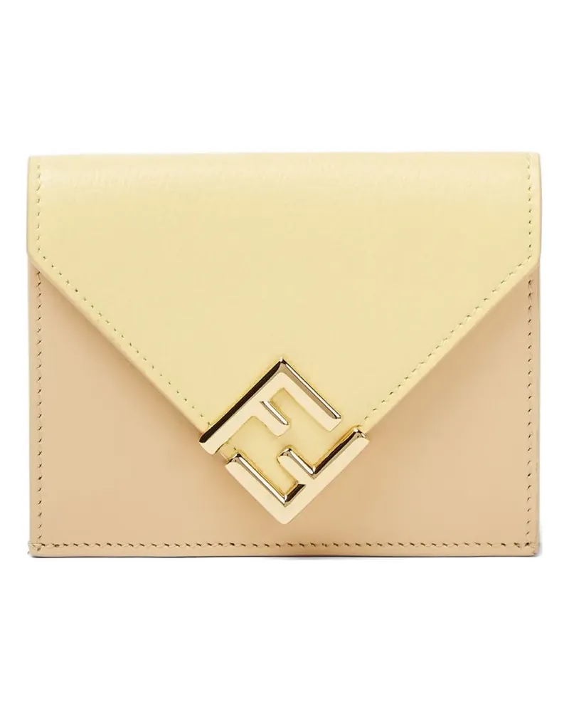 Fendi logo wallet - Gelb Gelb